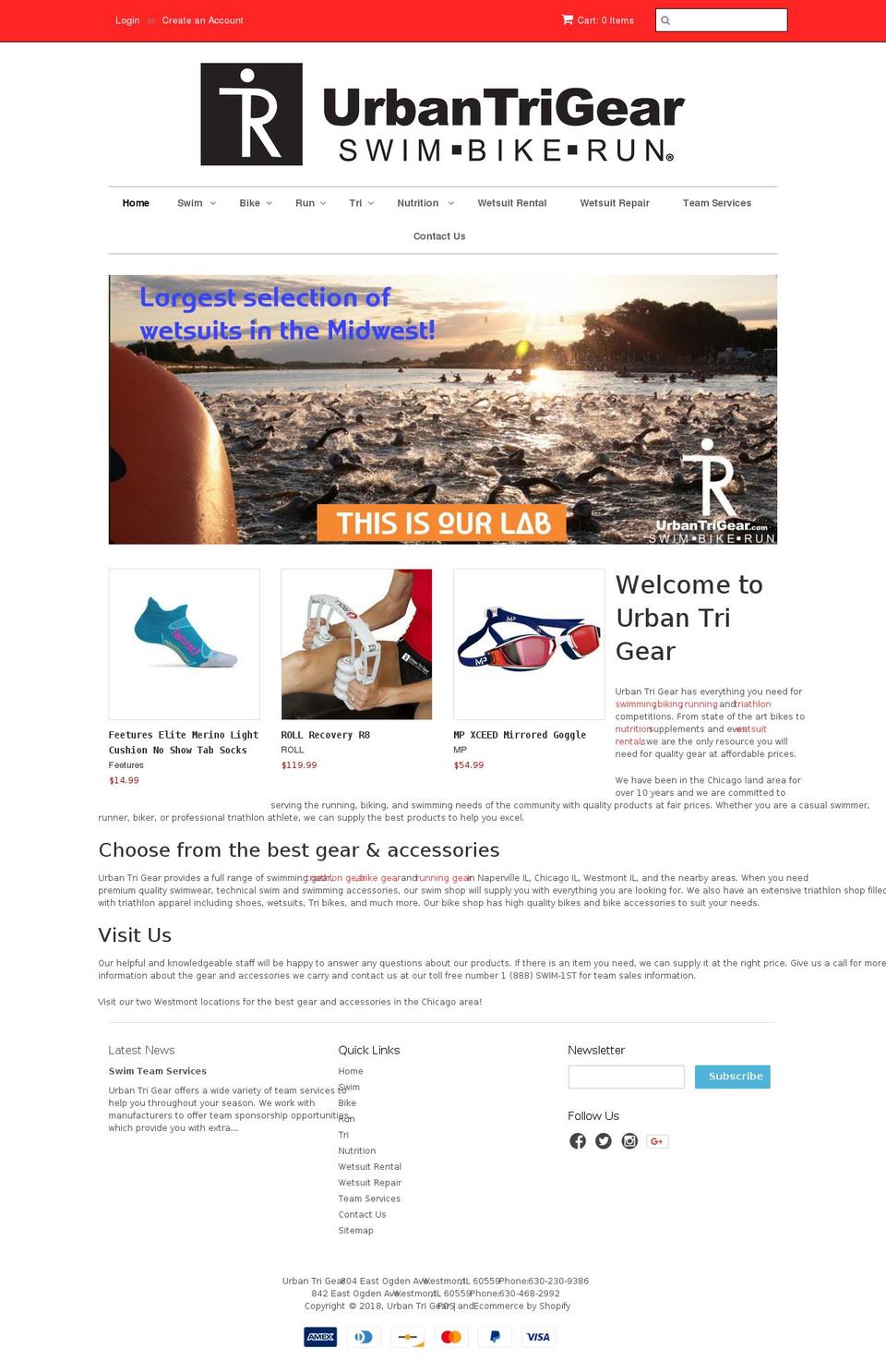 itsaswimmingthing.com — Shopify storefront screenshot
