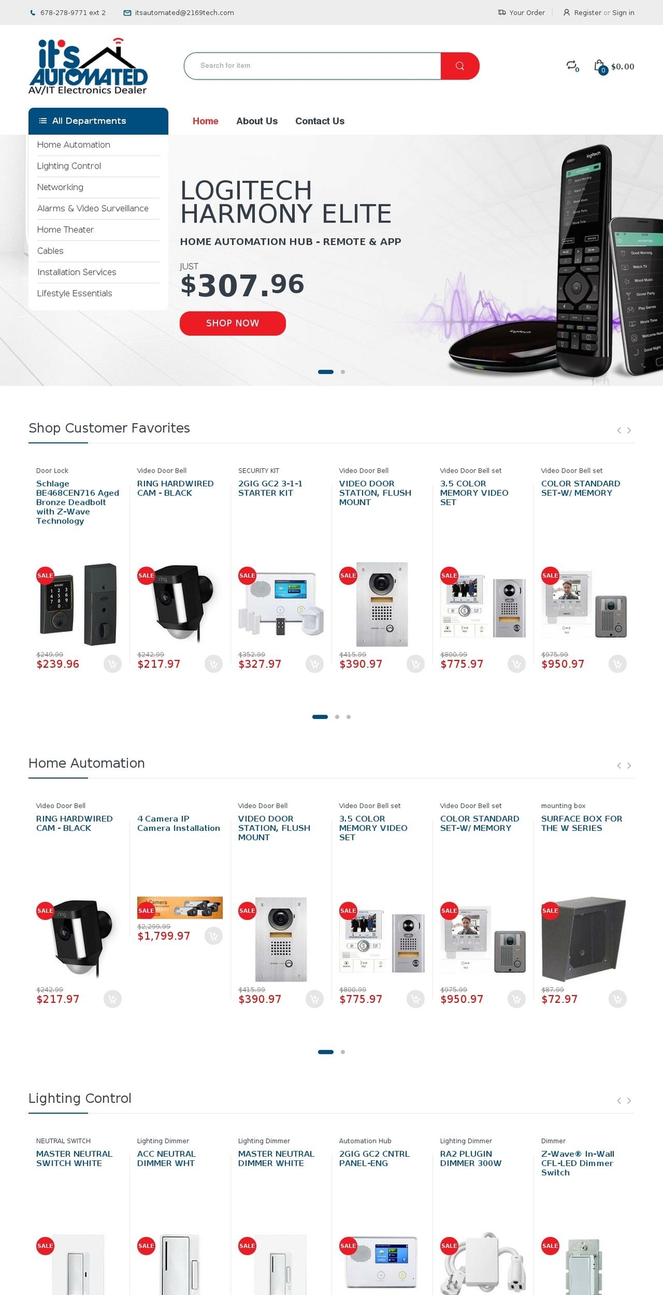 itsautomated.com — Shopify storefront screenshot