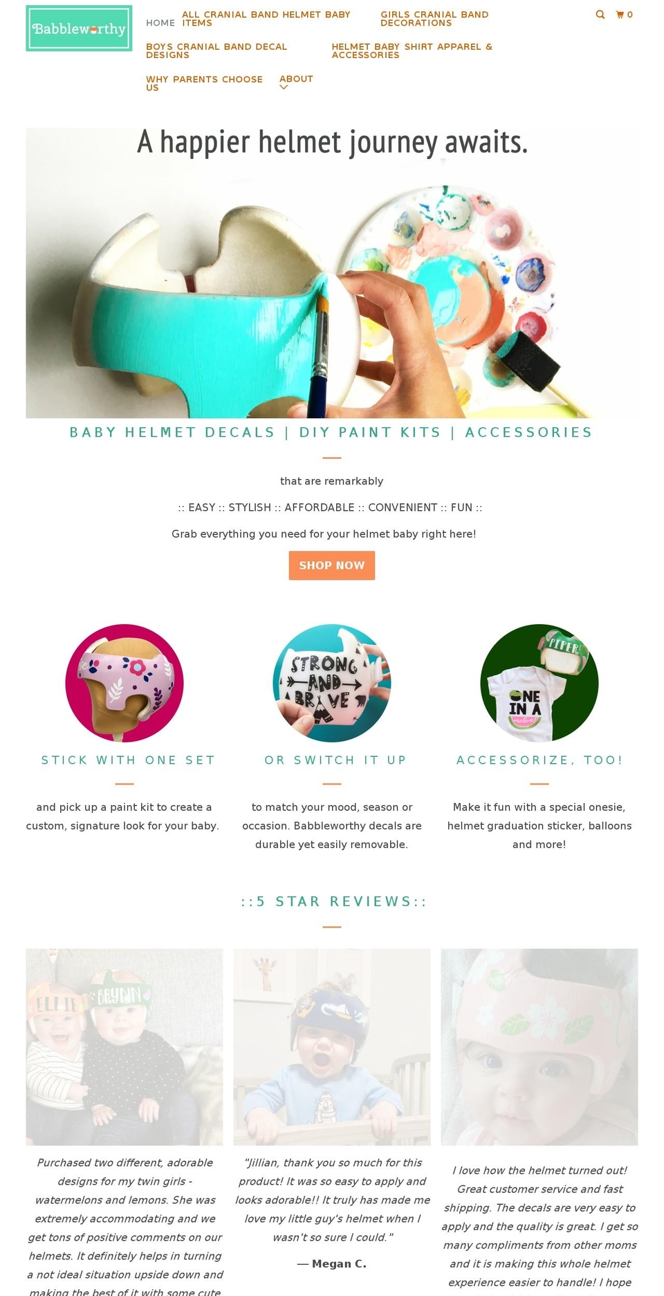 itsbabbleworthy.com shopify website screenshot