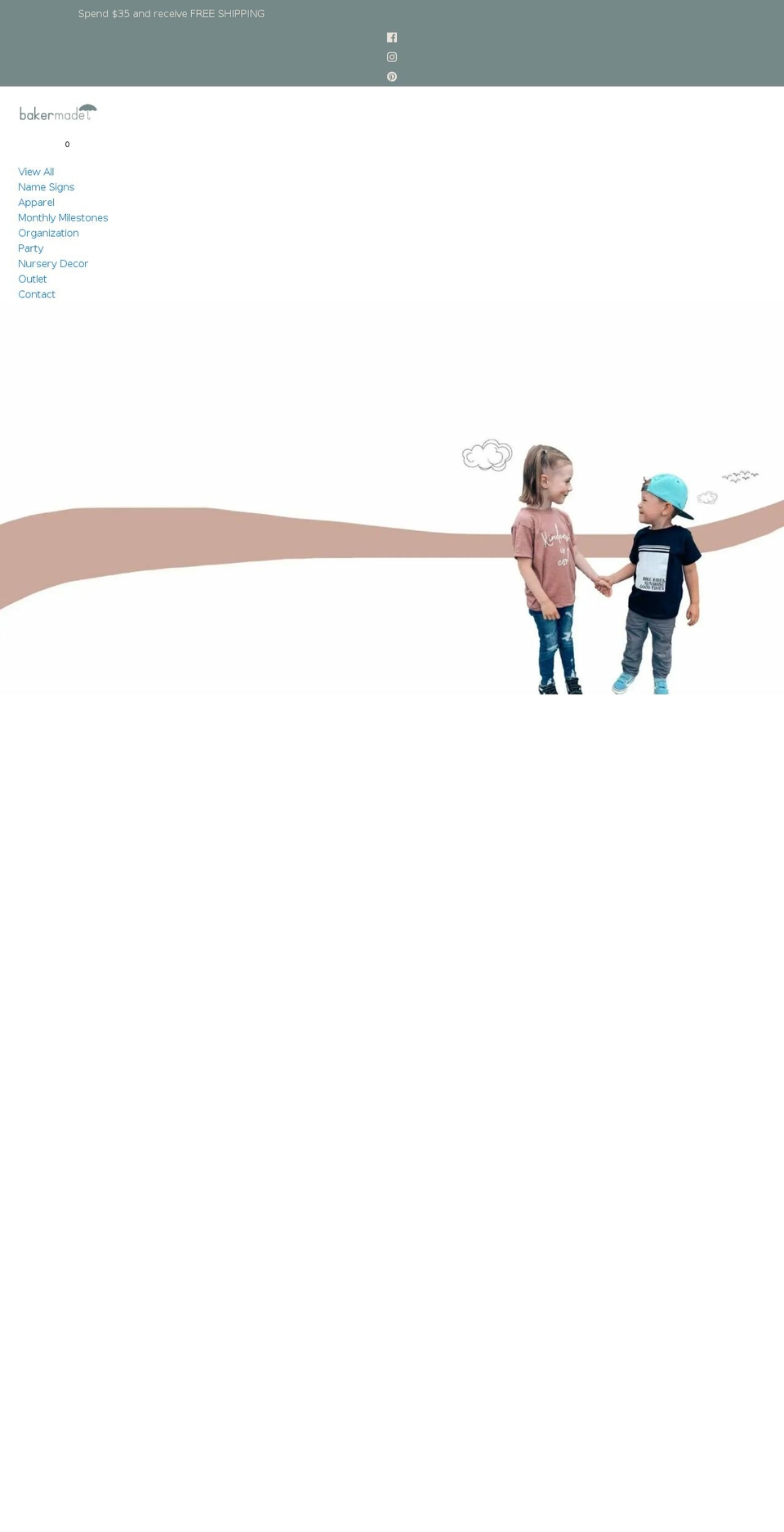 itsbakermade.com shopify website screenshot