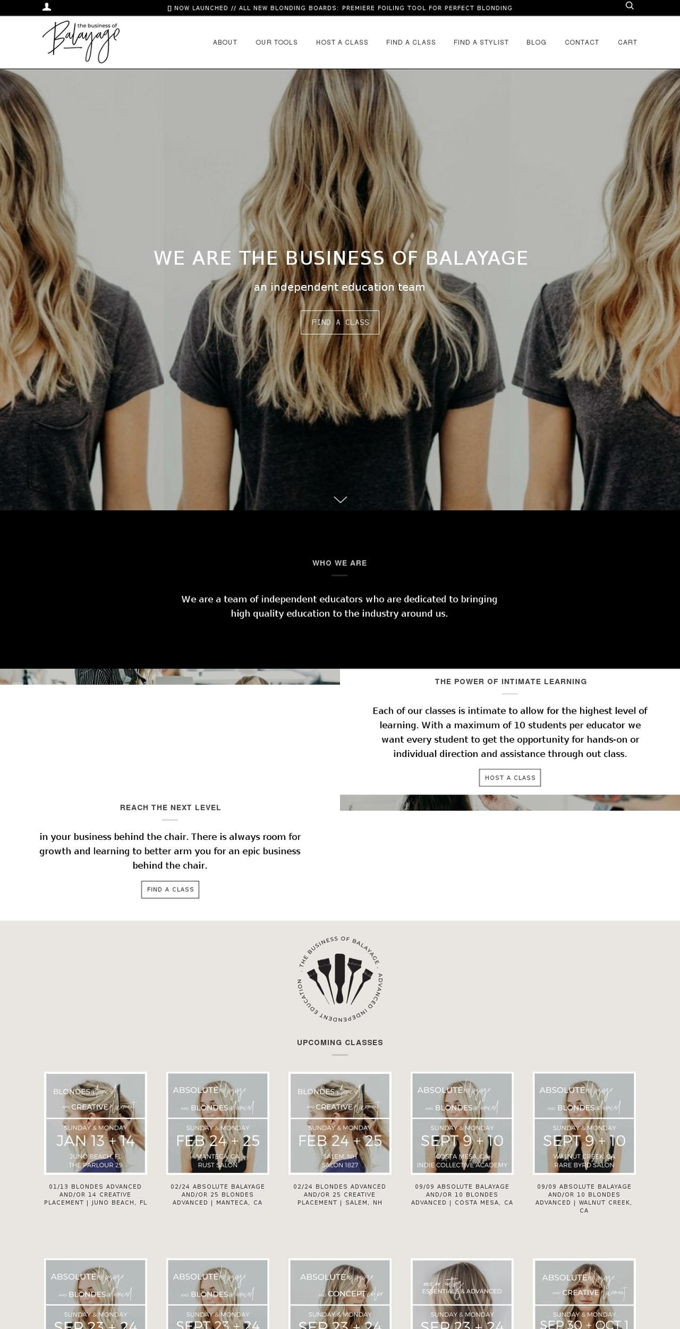 Pipeline \/\/ The Business of Balayage 2018 Shopify theme site example itsblonde.com