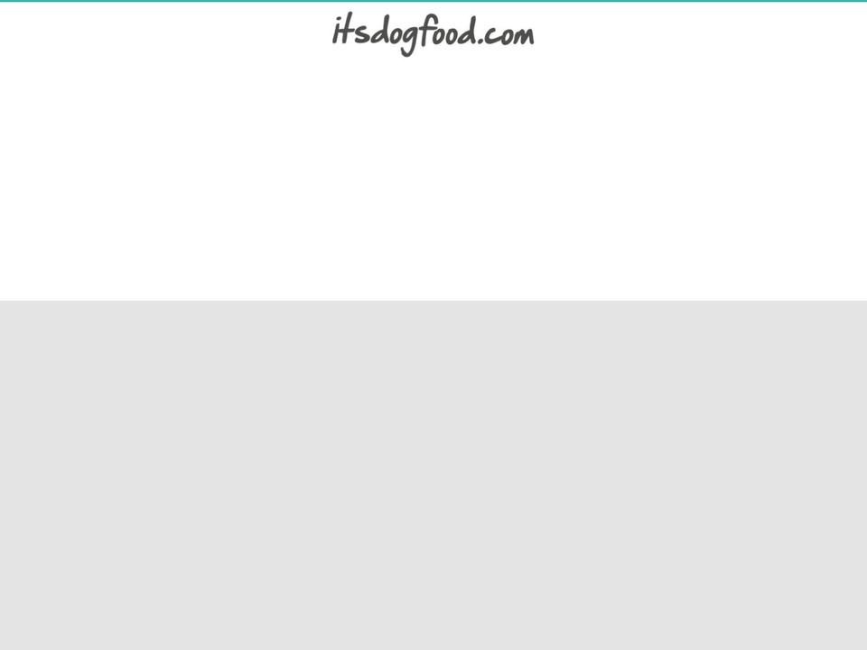itsdogfood.com shopify website screenshot