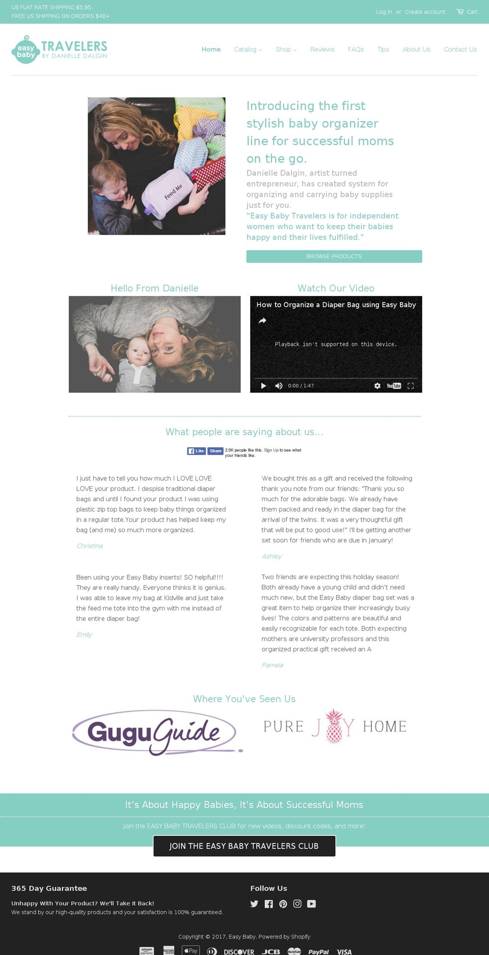 itseasybaby.com shopify website screenshot