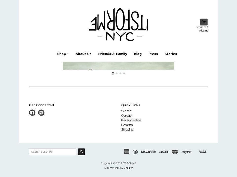 itsformenyc.com — Shopify storefront screenshot