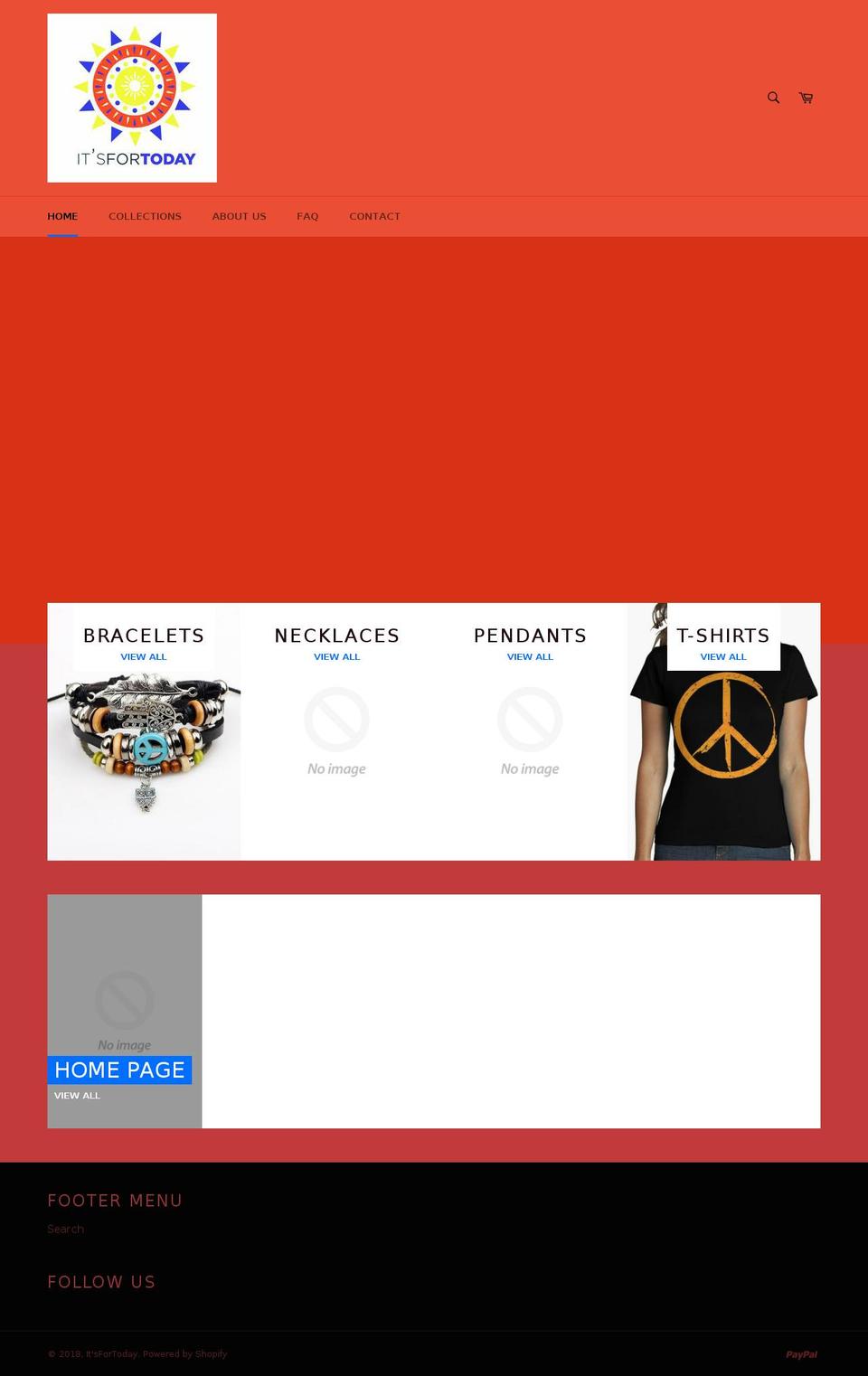 itsfortoday.com — Shopify storefront screenshot