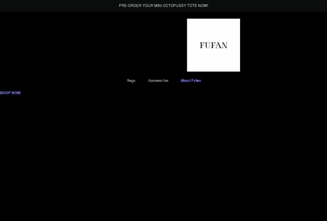 itsfufan.com shopify website screenshot