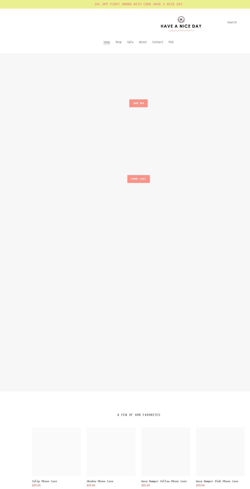 itshaveaniceday.com shopify website screenshot