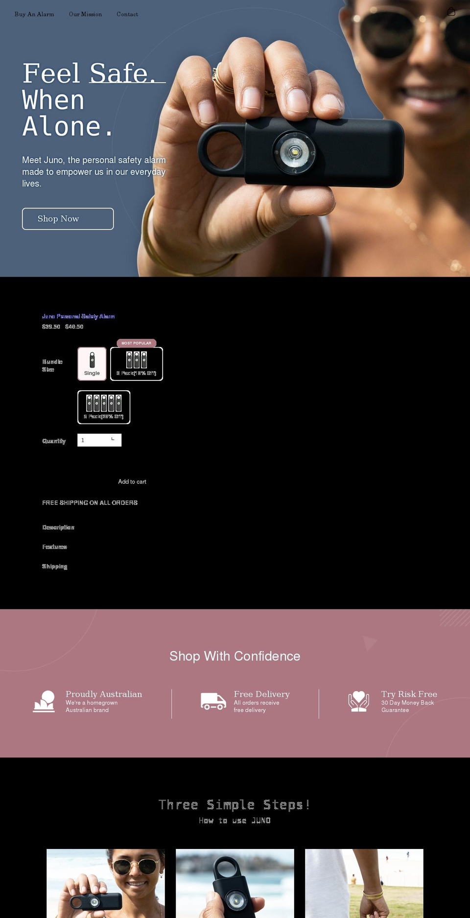 itsjuno.com shopify website screenshot