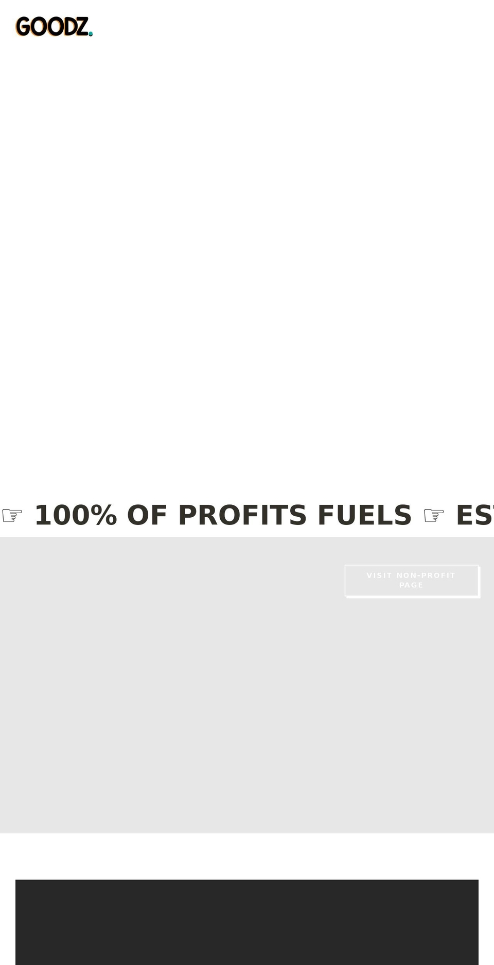 itsjustgoodz.com shopify website screenshot