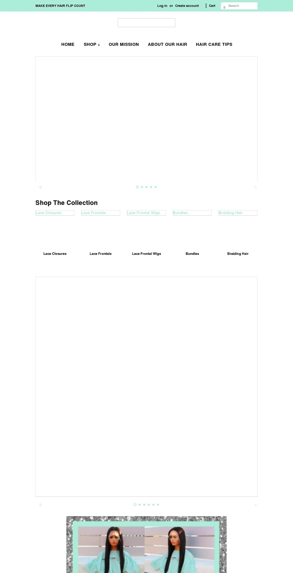 itsjustjayhaircollection.com shopify website screenshot