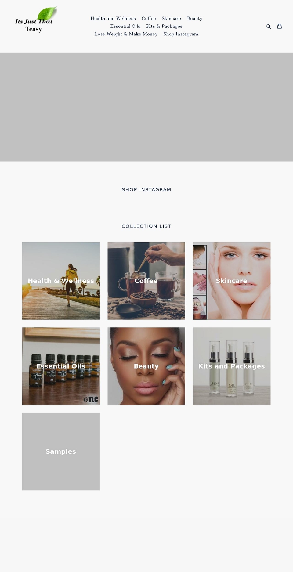 itsjustthatteasy.com — Shopify storefront screenshot