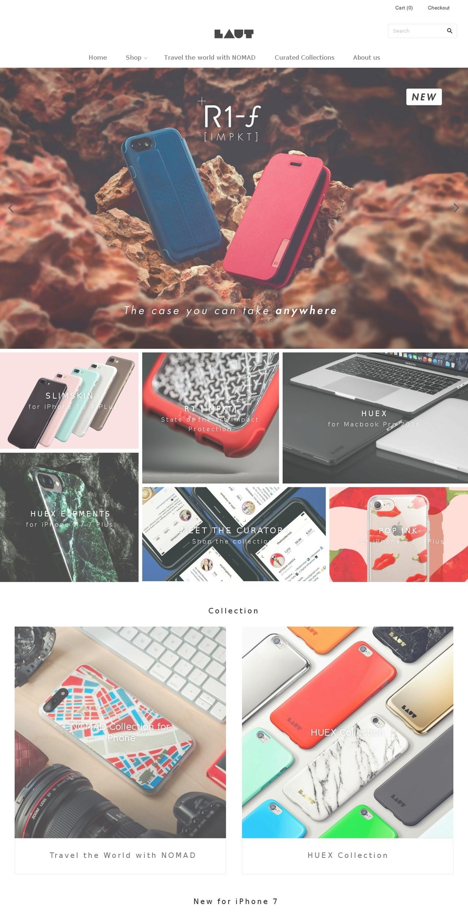 itslaut.com shopify website screenshot