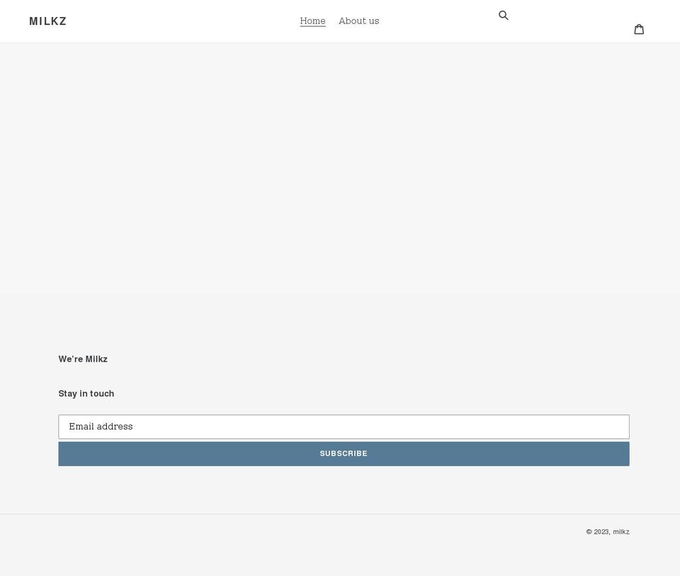 itsmilkz.com shopify website screenshot