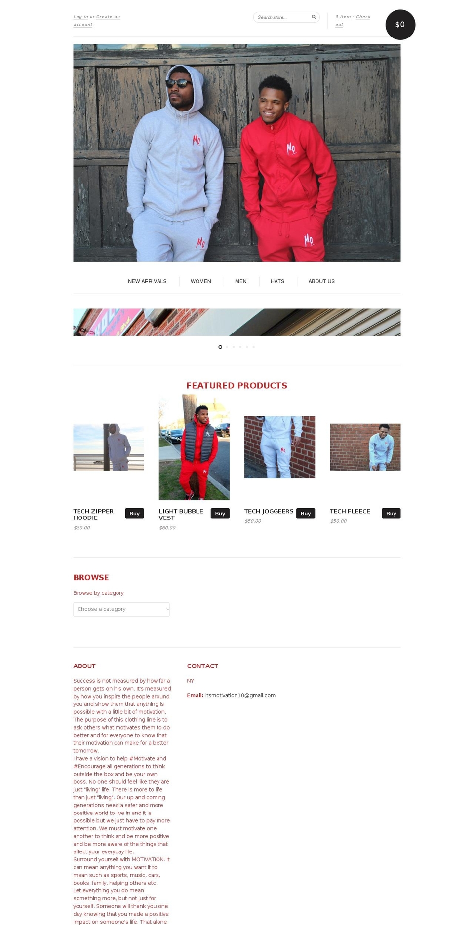 itsmotivation.com shopify website screenshot