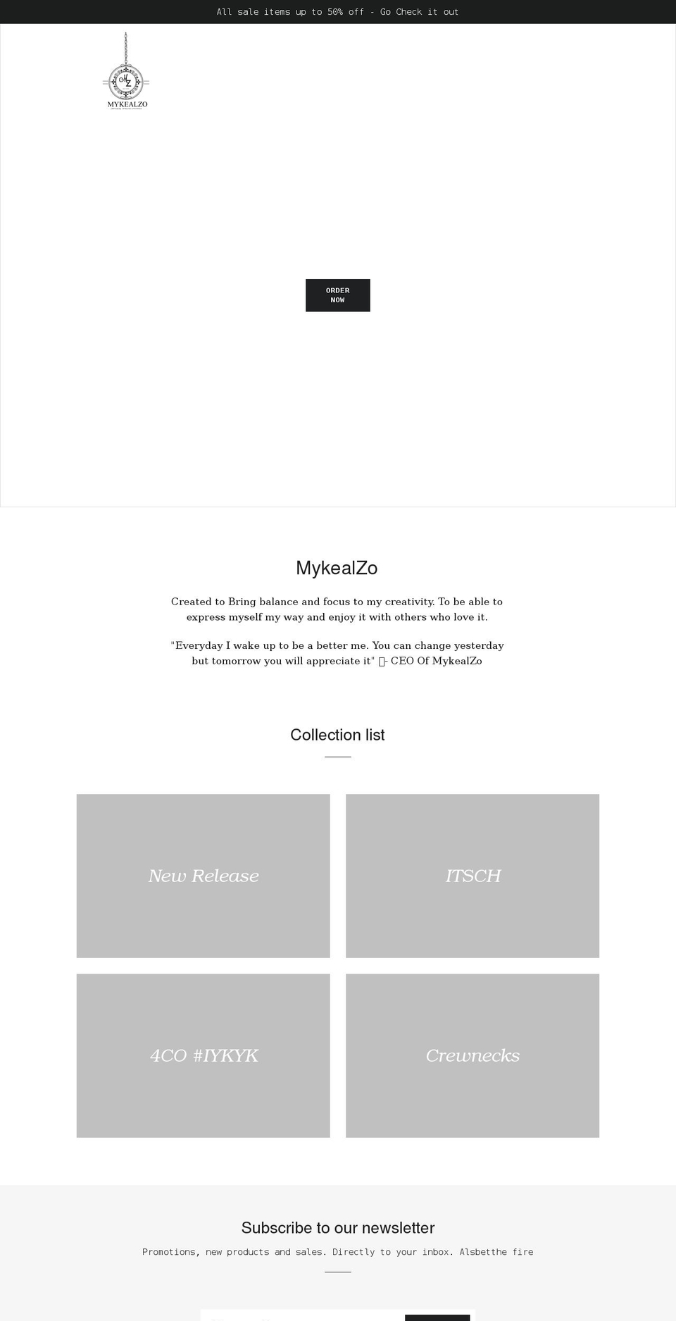 itsmykealzo.com shopify website screenshot