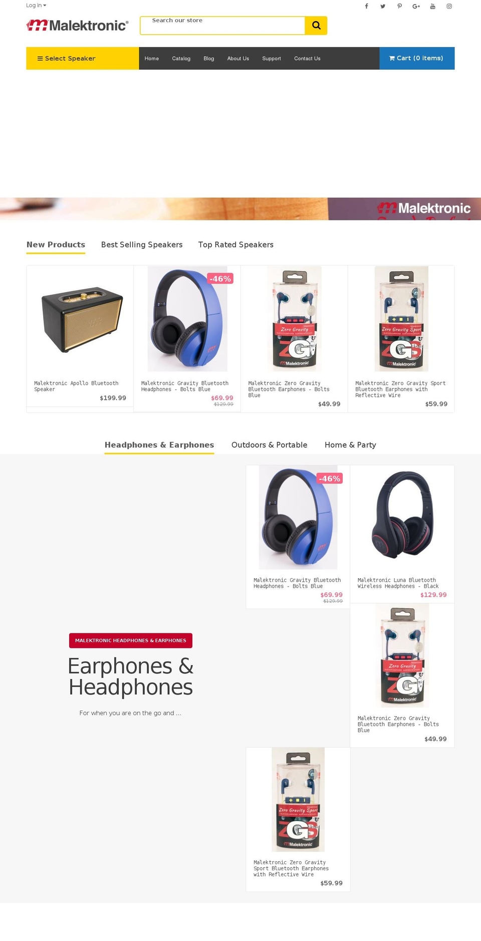 Malektronic 2.0 Shopify theme site example itsoundsperfect.com