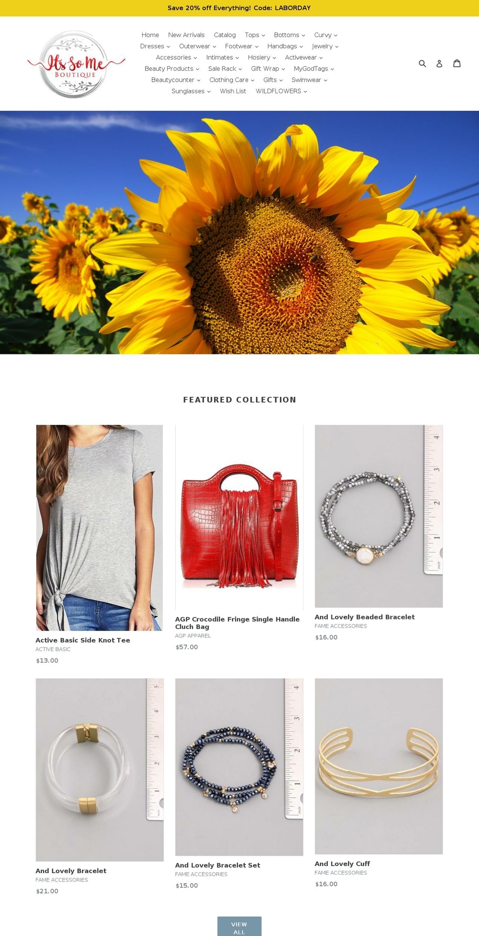 itssomeboutique.net shopify website screenshot
