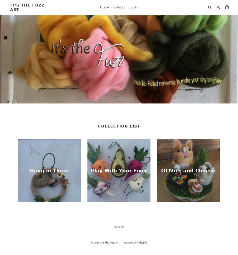 itsthefuzz.com shopify website screenshot