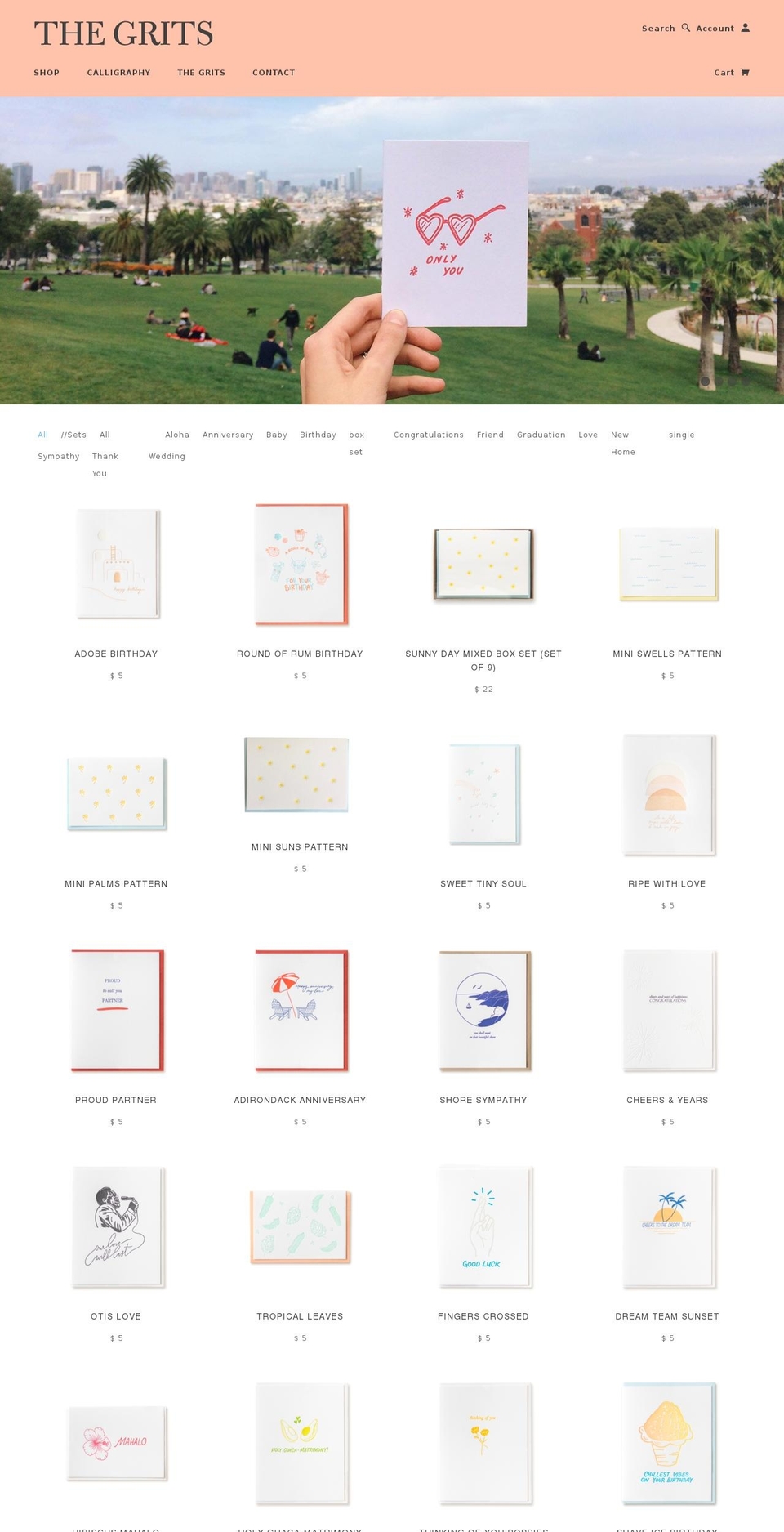 itsthegrits.com shopify website screenshot