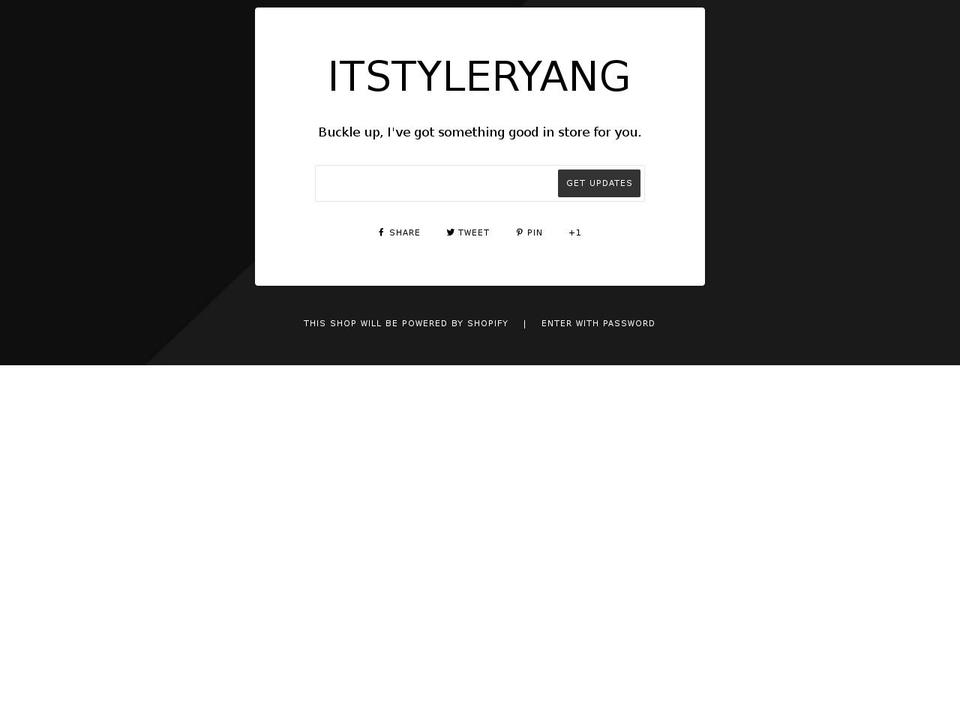 itstyleryang.com shopify website screenshot