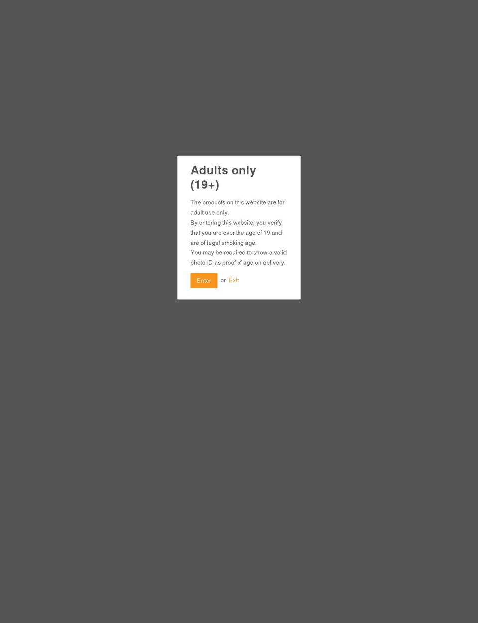 itsvapetime.com shopify website screenshot