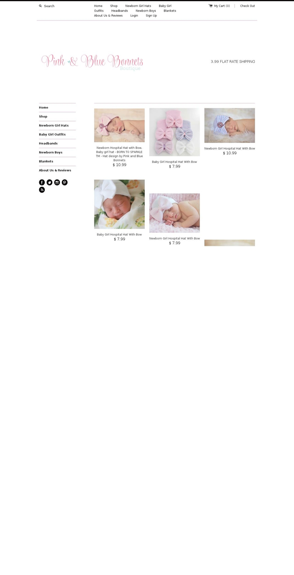 itsybitsybeanies.com — Shopify storefront screenshot