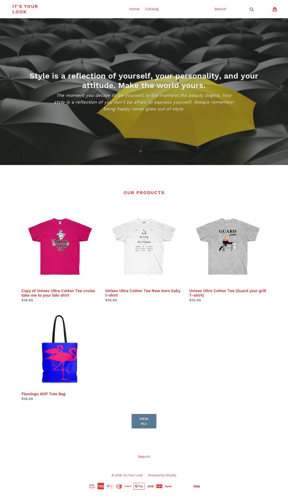 itsyourlook.com — Shopify storefront screenshot