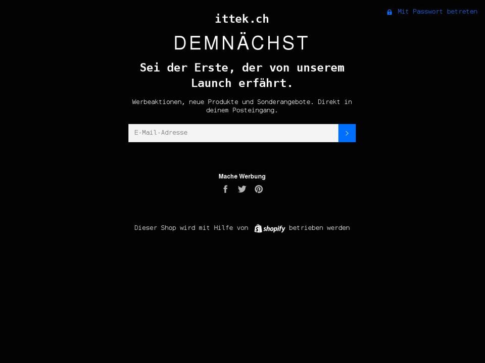 ittek.ch shopify website screenshot