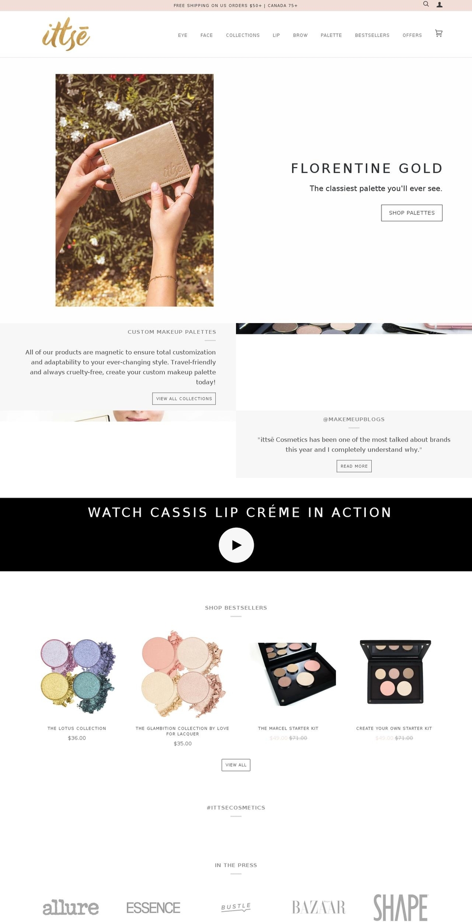 ittse.com shopify website screenshot
