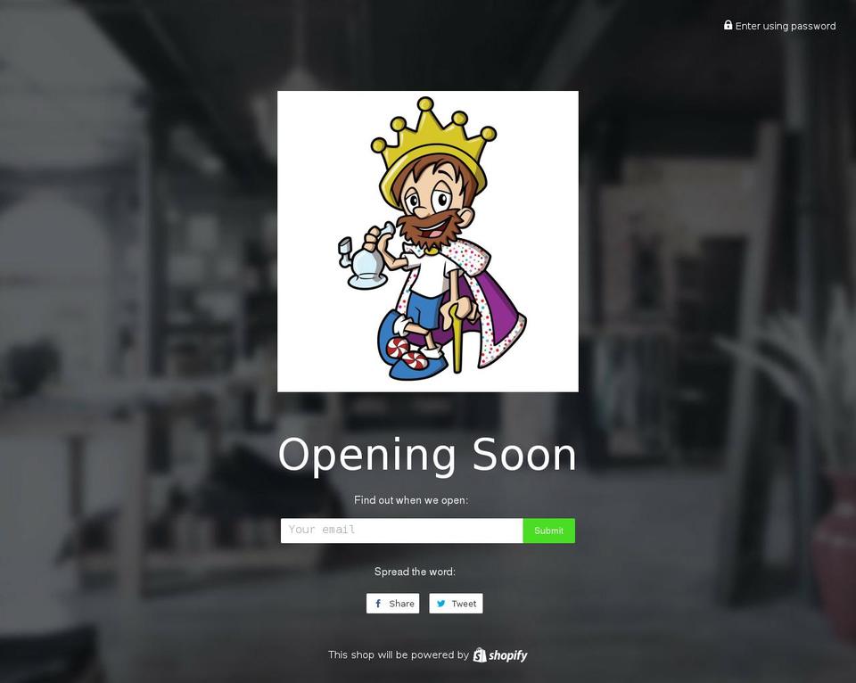 itzcandyglass.com — Shopify storefront screenshot