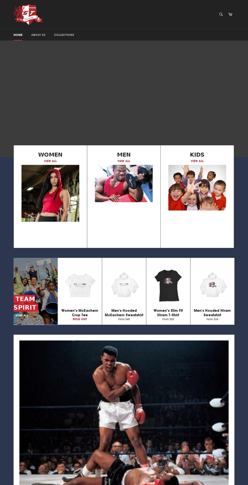 itzgt.com — Shopify storefront screenshot
