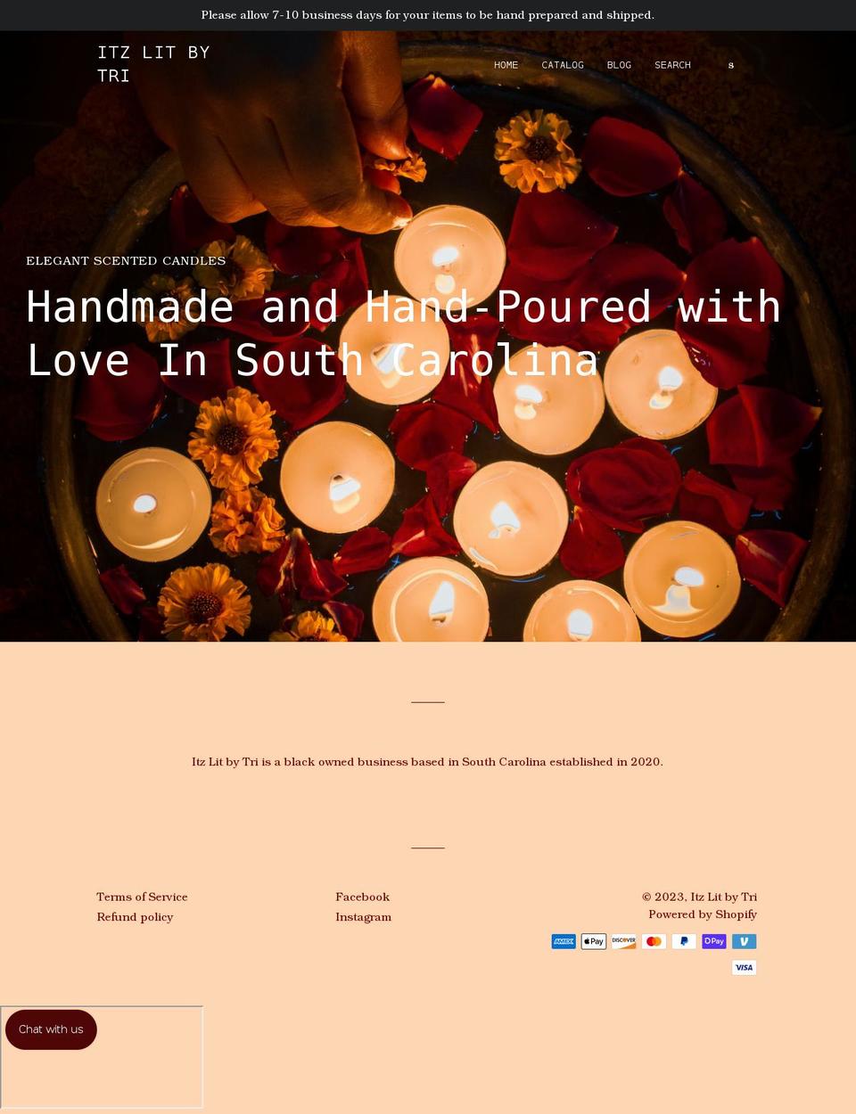 itzlitbytri.com shopify website screenshot