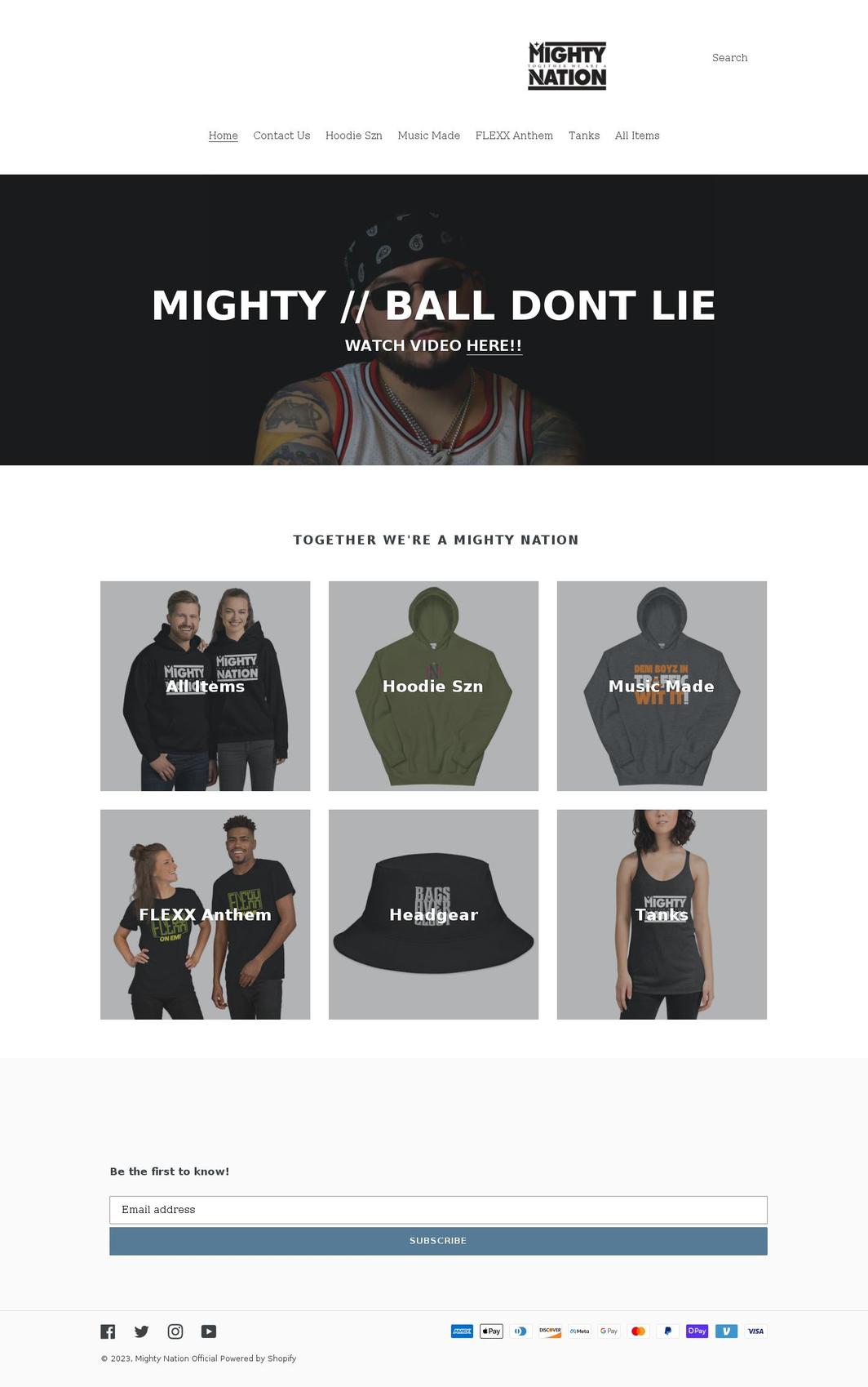 itzmighty.com shopify website screenshot