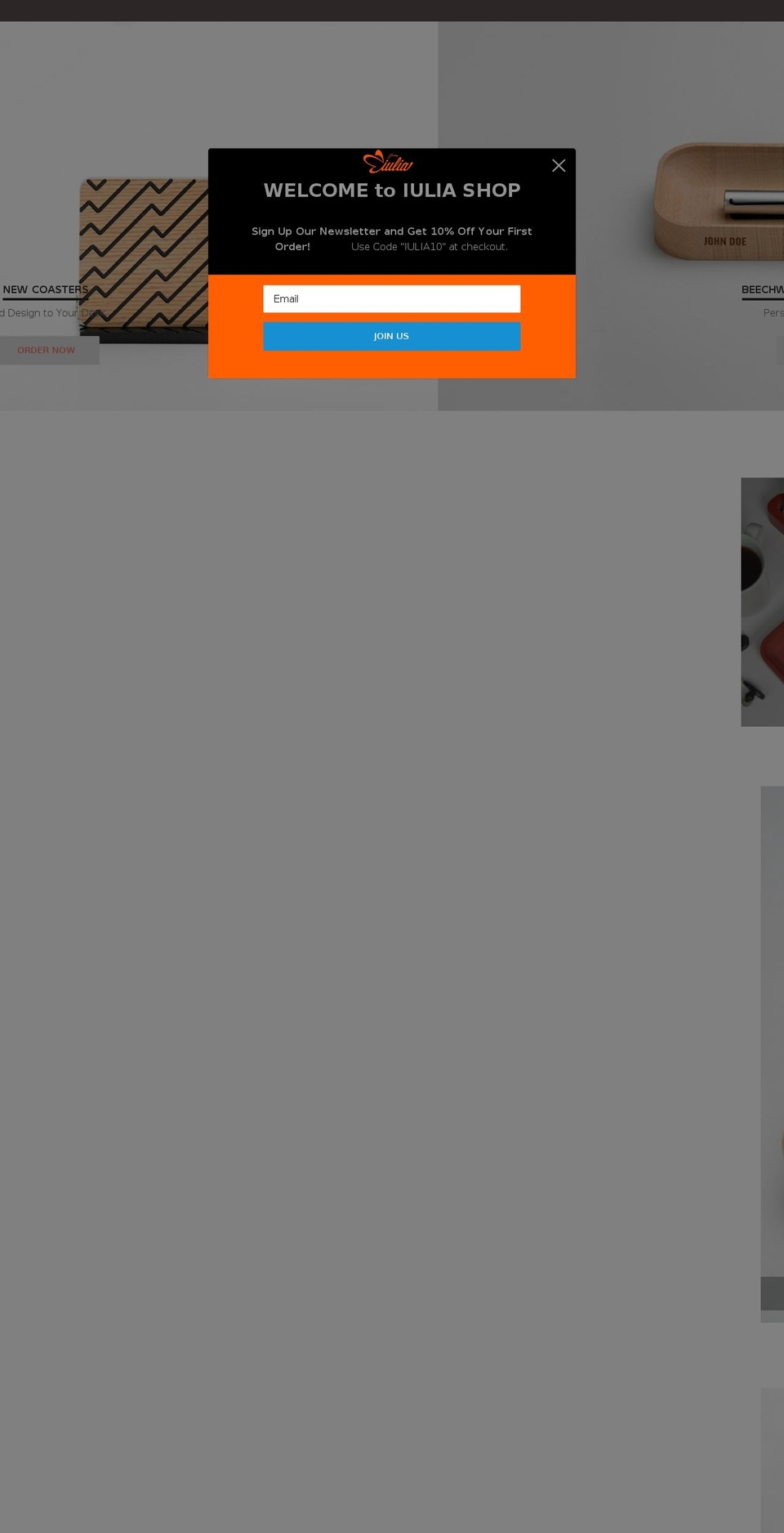 iuliashop.com shopify website screenshot