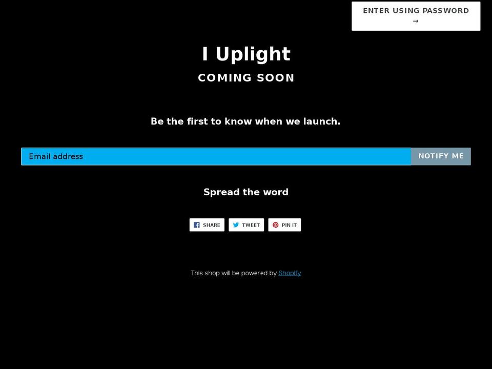 iuplight.com — Shopify storefront screenshot
