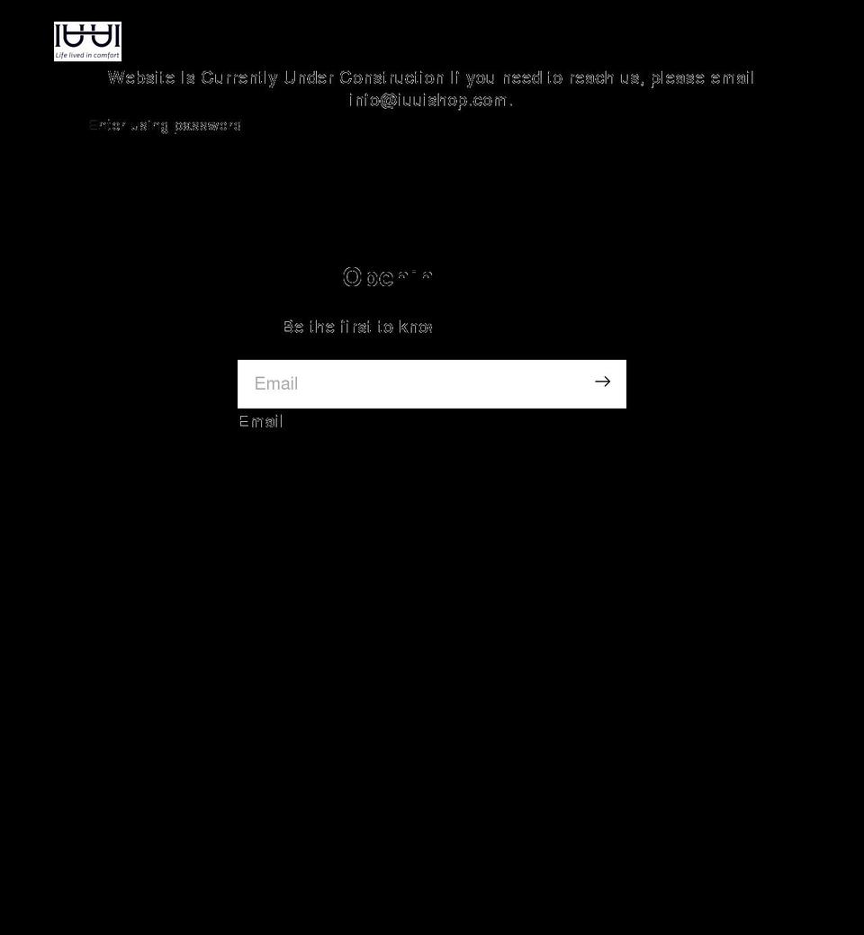iuuishop.com shopify website screenshot