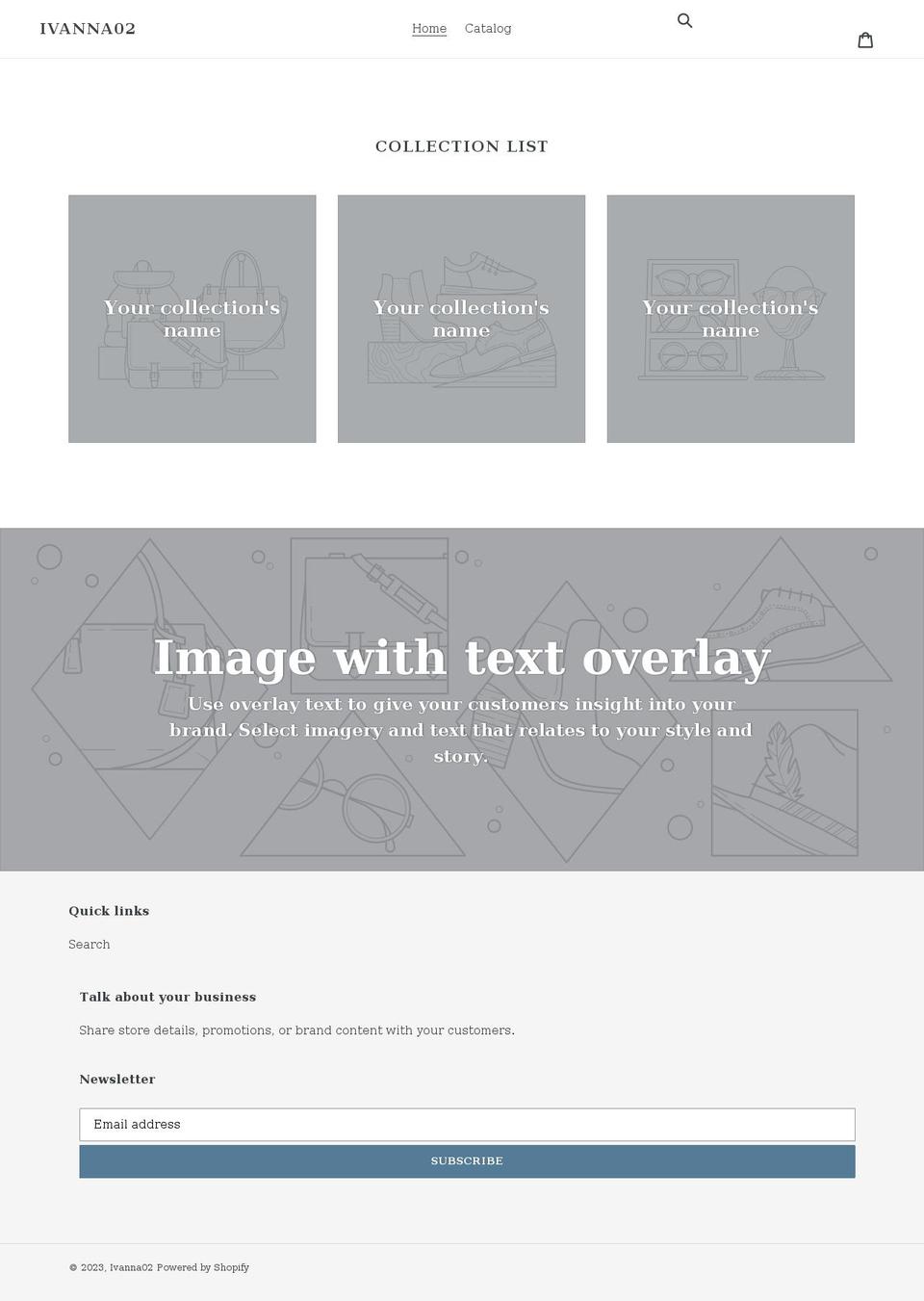 ivanna02.myshopify.com shopify website screenshot