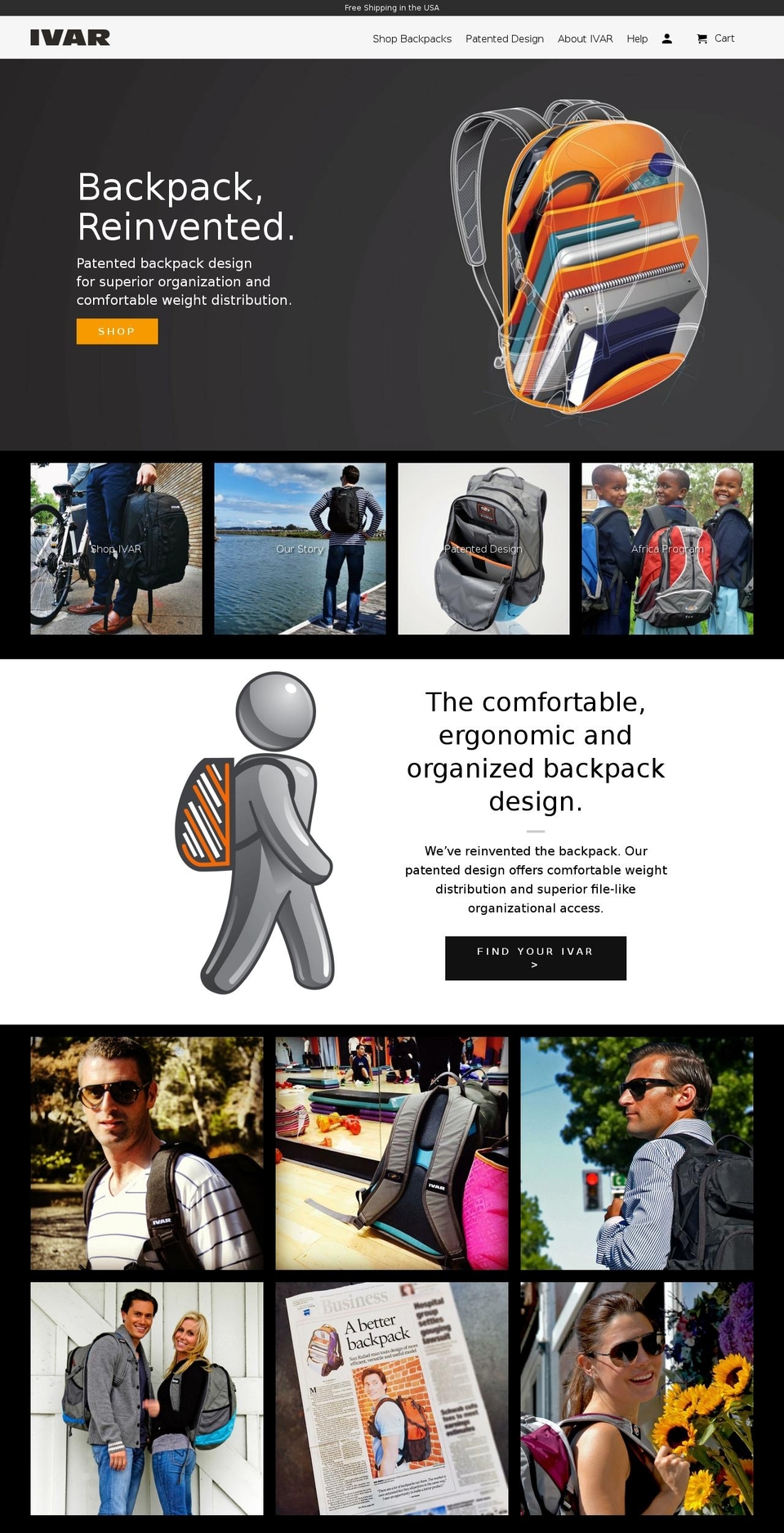 ivar-usa.com — Shopify storefront screenshot