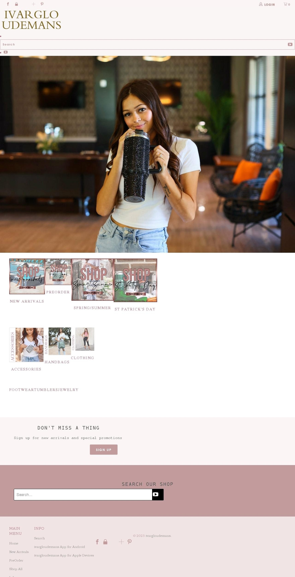 ivargloudemans.com shopify website screenshot