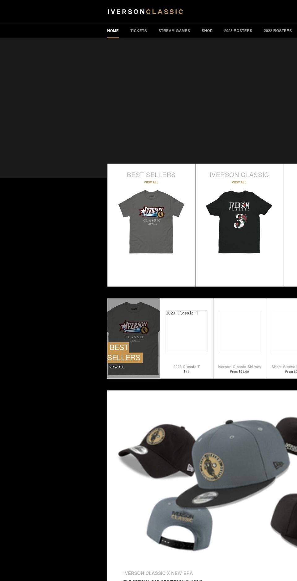 iversonclassic.com shopify website screenshot