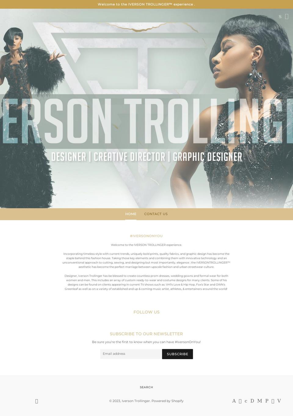 iversontrollinger.com shopify website screenshot