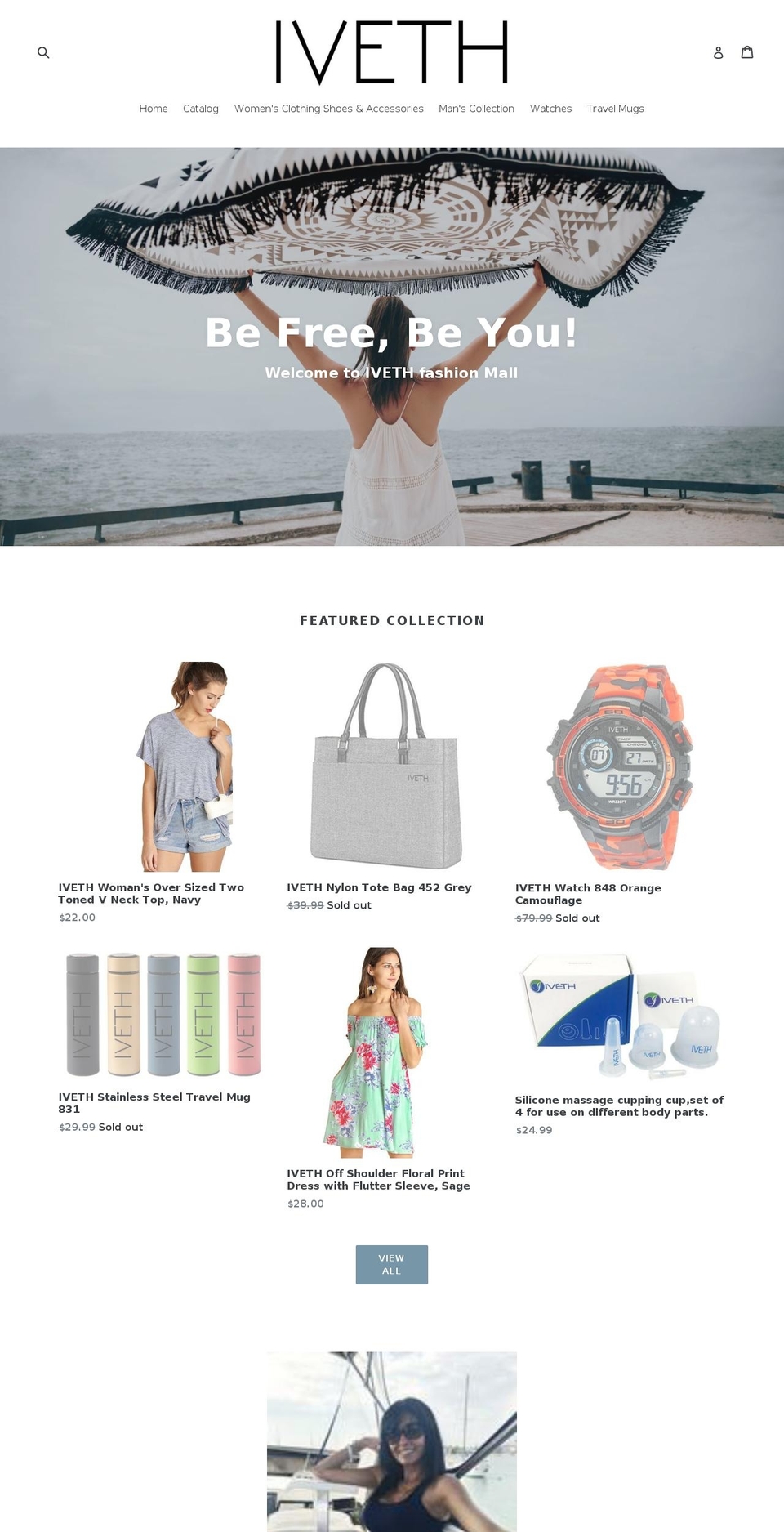 iveth.com shopify website screenshot