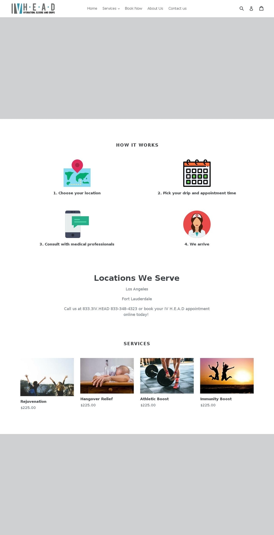 ivhead.com — Shopify storefront screenshot