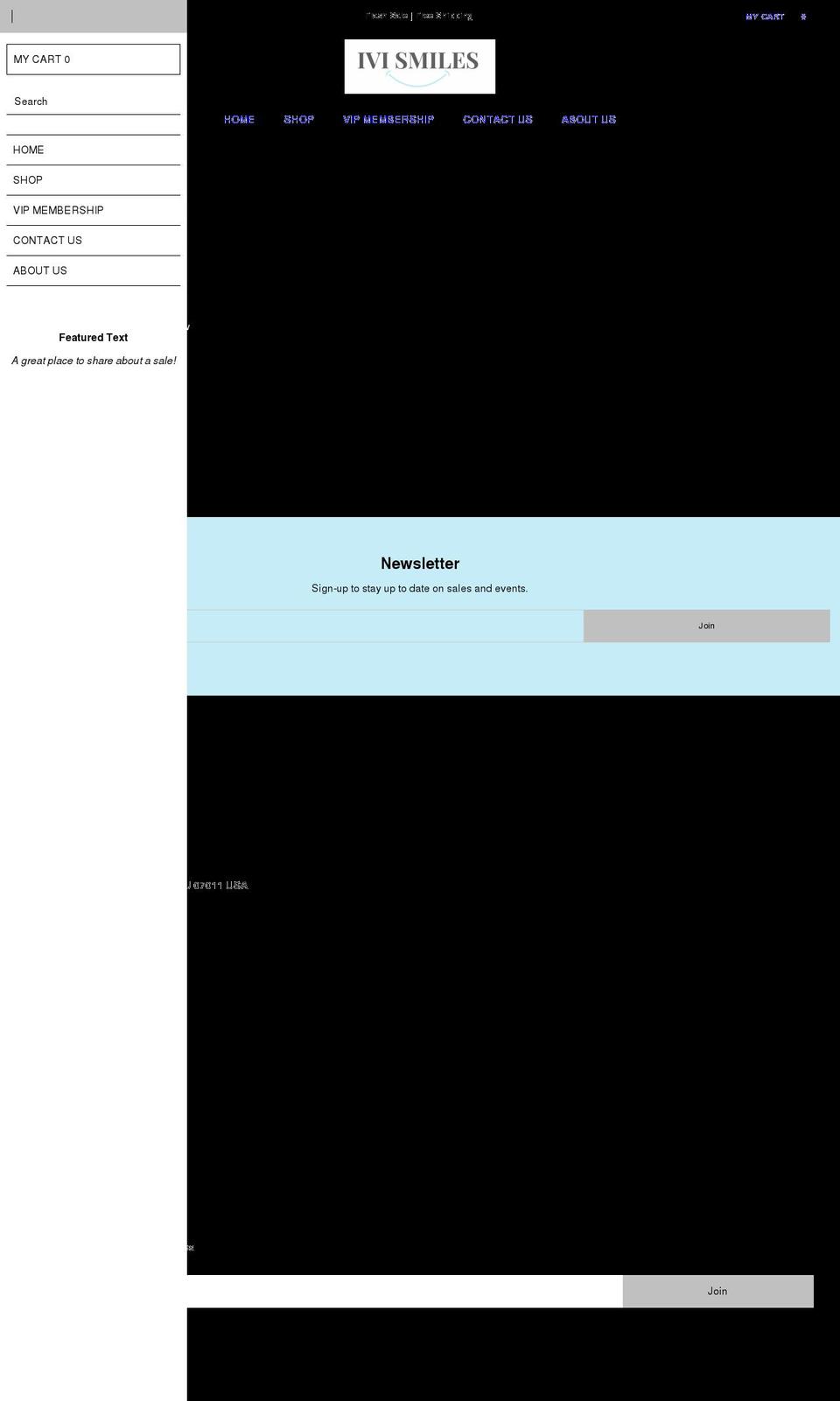 ivi-smiles.com shopify website screenshot