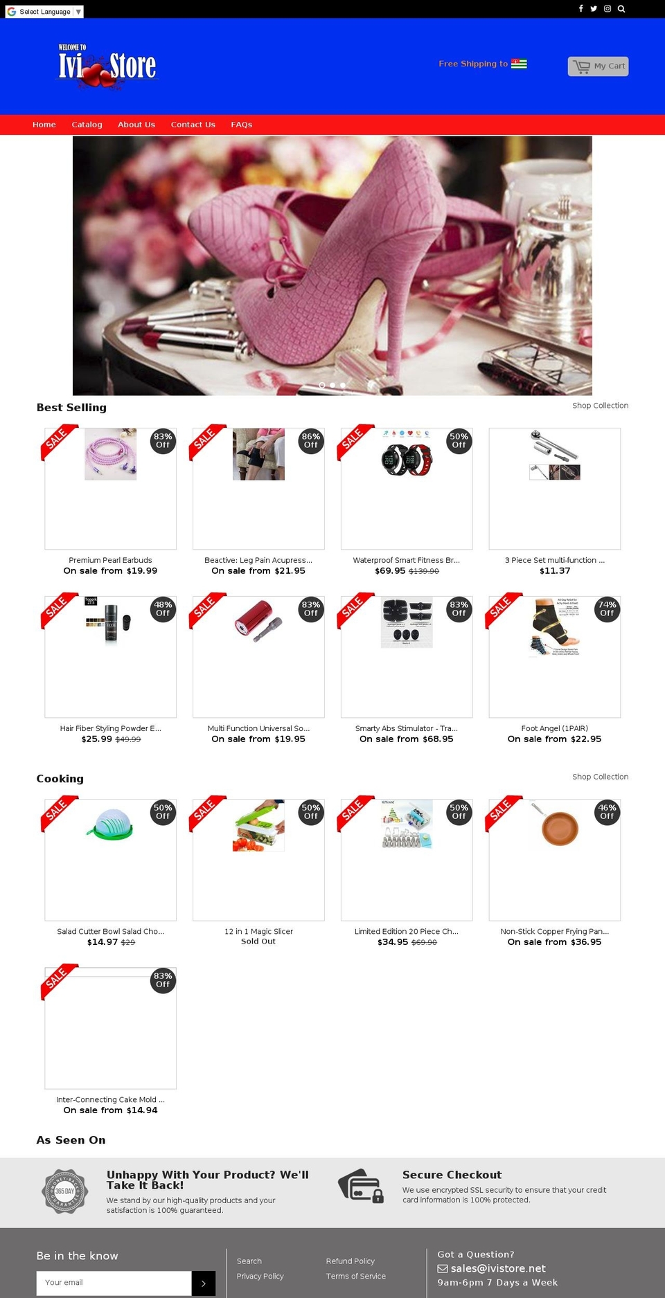 ivistore.net shopify website screenshot