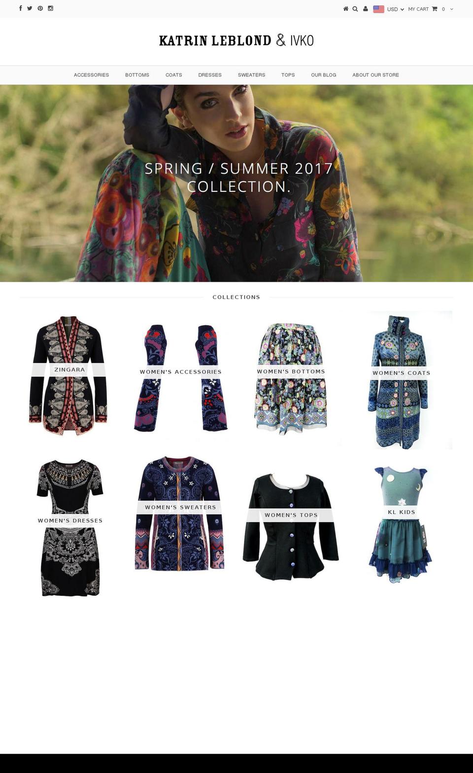 ivkowoman.com shopify website screenshot