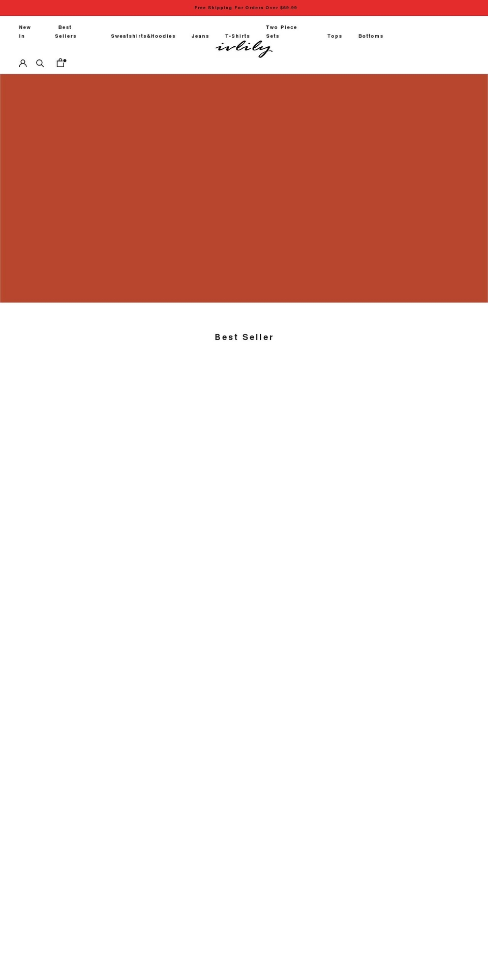 ivlily.com shopify website screenshot