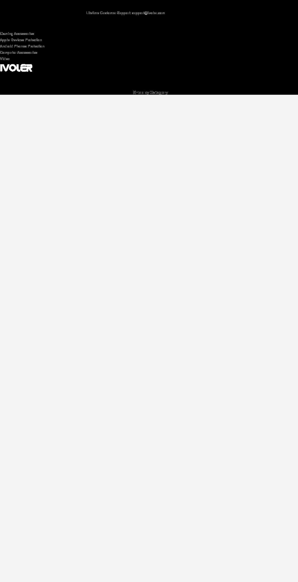 ivoler.com shopify website screenshot