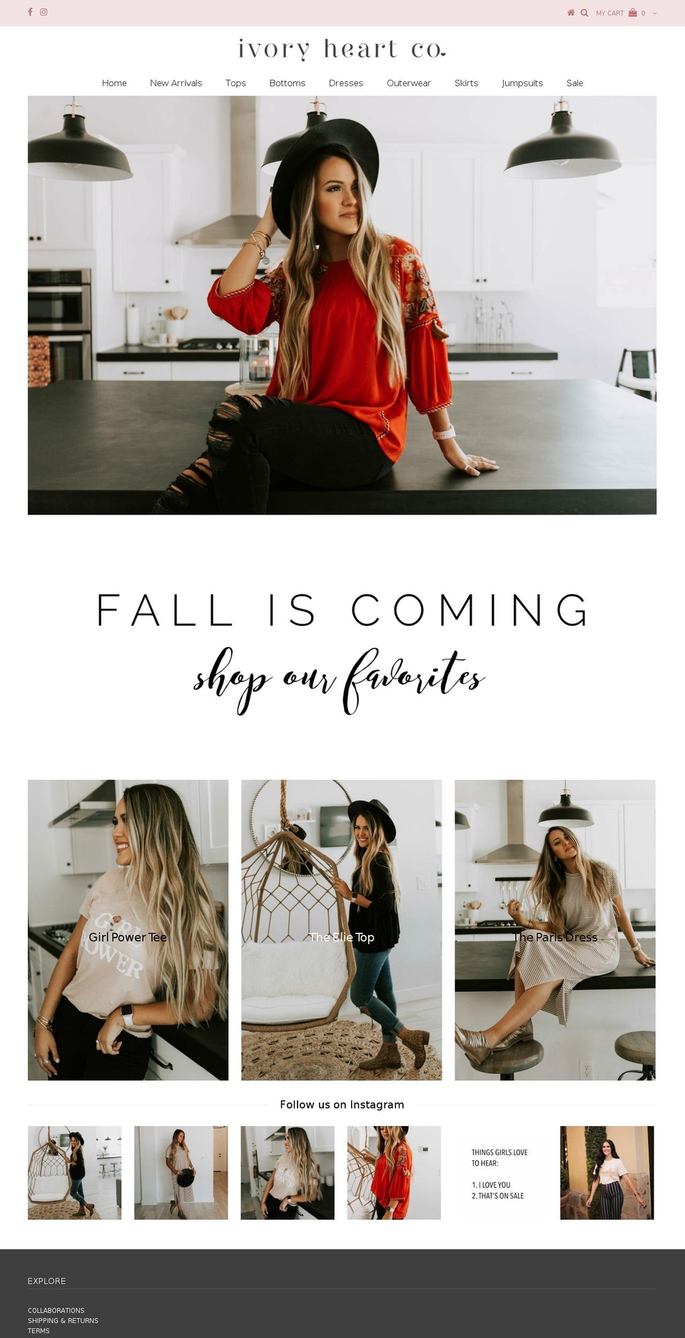 ivoryheartco.com — Shopify storefront screenshot