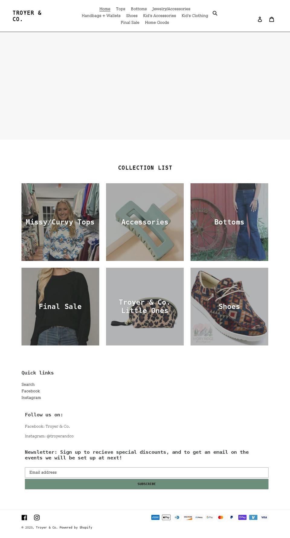 ivoryridgeboutique.com shopify website screenshot